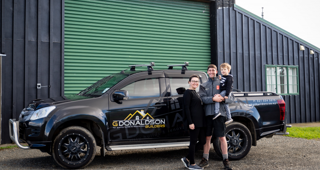 Gary Donaldson and family
